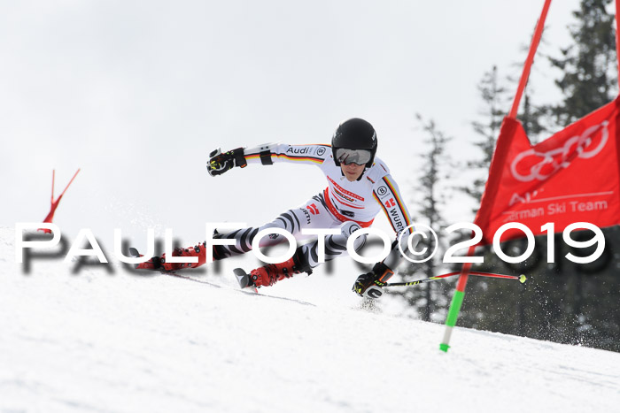 Dt. Schülercup Finale U16 Riesenslalom 08.03.2019