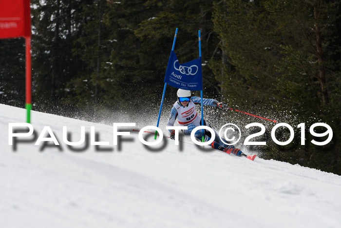 Dt. Schülercup Finale U16 Riesenslalom 08.03.2019