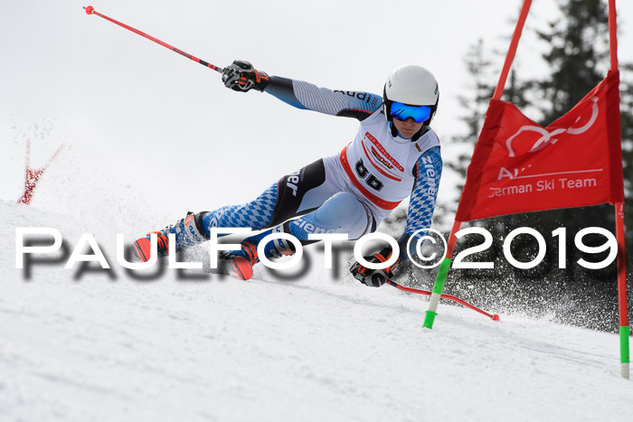 Dt. Schülercup Finale U16 Riesenslalom 08.03.2019