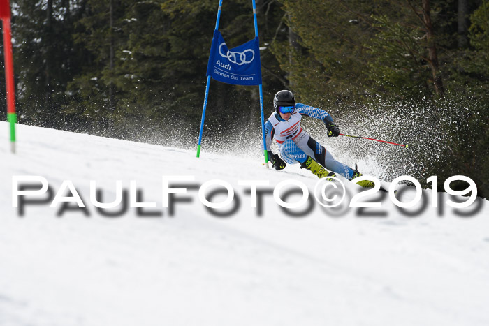 Dt. Schülercup Finale U16 Riesenslalom 08.03.2019