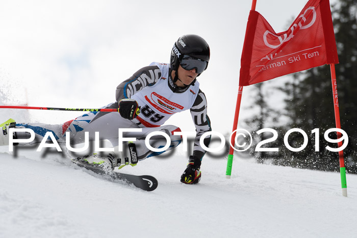 Dt. Schülercup Finale U16 Riesenslalom 08.03.2019