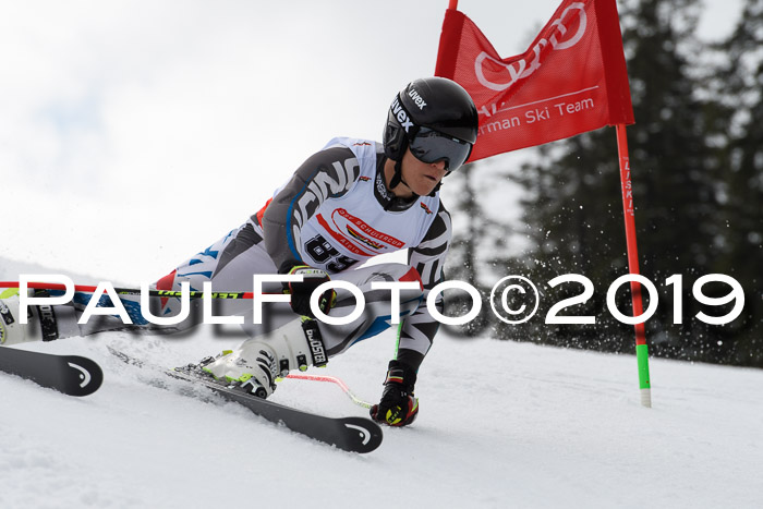 Dt. Schülercup Finale U16 Riesenslalom 08.03.2019