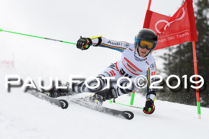 Dt. Schülercup Finale U16 Riesenslalom 08.03.2019