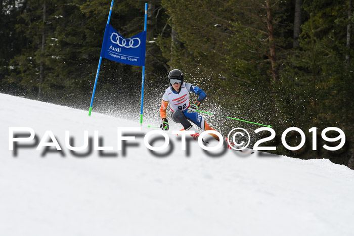 Dt. Schülercup Finale U16 Riesenslalom 08.03.2019