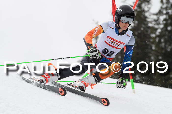 Dt. Schülercup Finale U16 Riesenslalom 08.03.2019