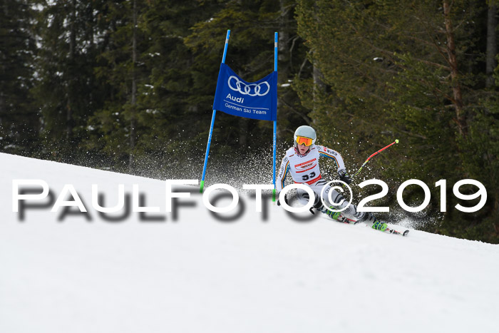 Dt. Schülercup Finale U16 Riesenslalom 08.03.2019