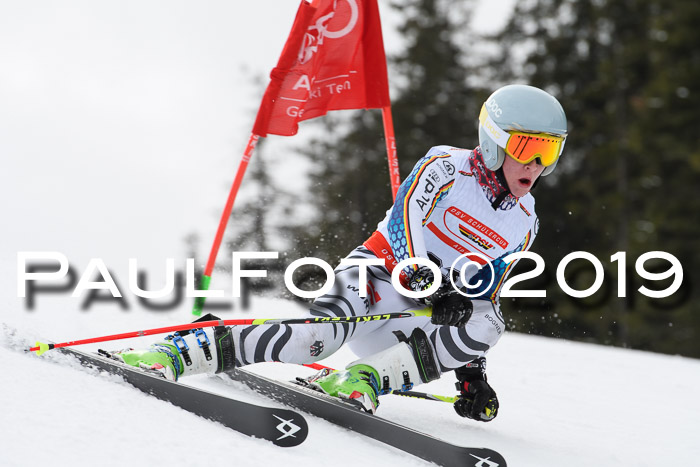 Dt. Schülercup Finale U16 Riesenslalom 08.03.2019