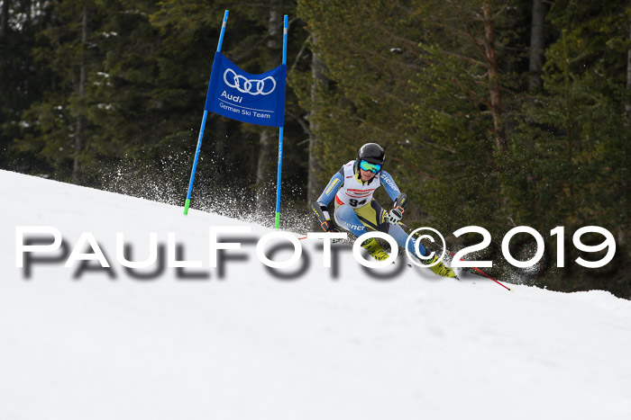 Dt. Schülercup Finale U16 Riesenslalom 08.03.2019