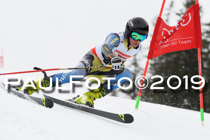 Dt. Schülercup Finale U16 Riesenslalom 08.03.2019
