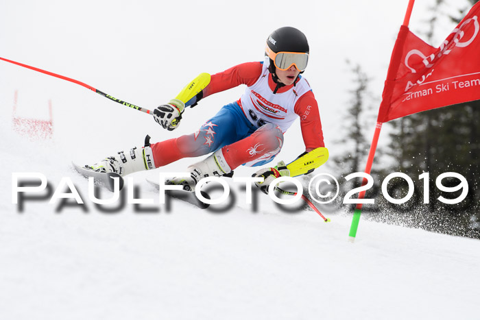Dt. Schülercup Finale U16 Riesenslalom 08.03.2019
