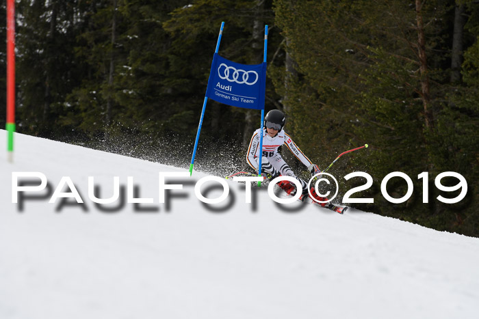 Dt. Schülercup Finale U16 Riesenslalom 08.03.2019
