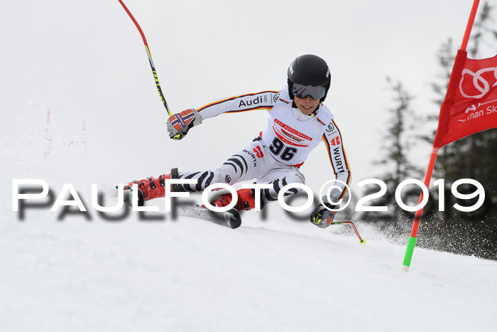 Dt. Schülercup Finale U16 Riesenslalom 08.03.2019