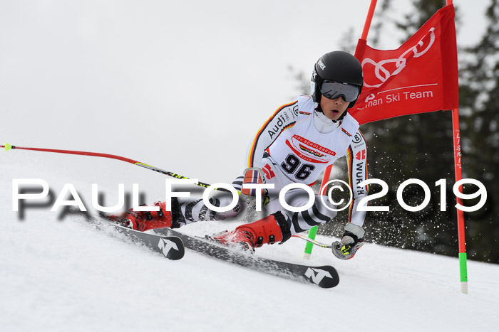Dt. Schülercup Finale U16 Riesenslalom 08.03.2019