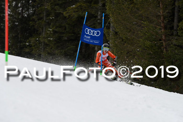 Dt. Schülercup Finale U16 Riesenslalom 08.03.2019