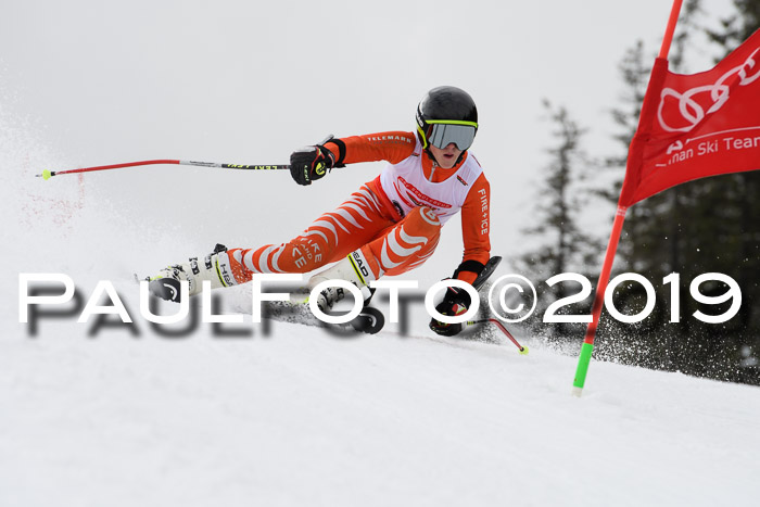Dt. Schülercup Finale U16 Riesenslalom 08.03.2019