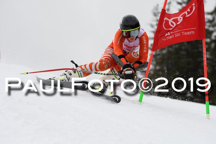 Dt. Schülercup Finale U16 Riesenslalom 08.03.2019