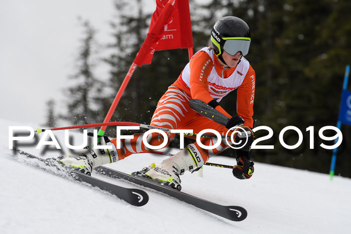 Dt. Schülercup Finale U16 Riesenslalom 08.03.2019
