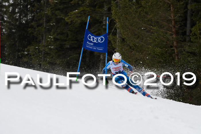 Dt. Schülercup Finale U16 Riesenslalom 08.03.2019