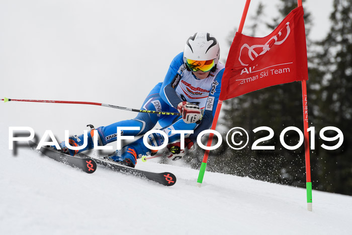 Dt. Schülercup Finale U16 Riesenslalom 08.03.2019