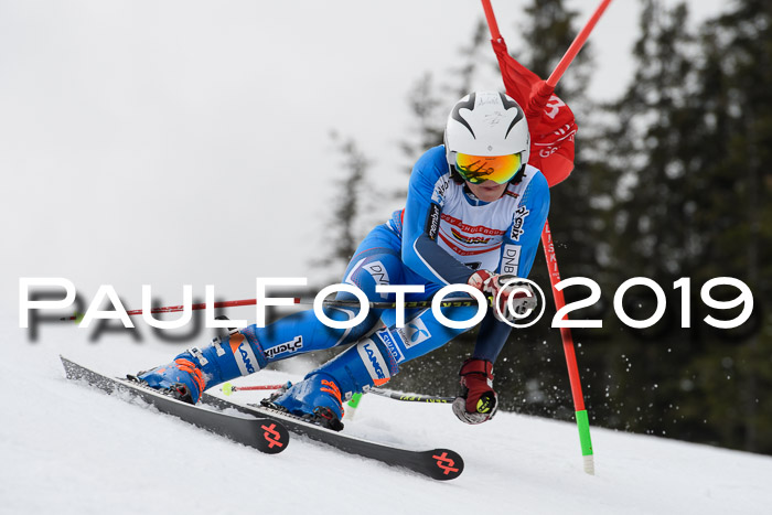 Dt. Schülercup Finale U16 Riesenslalom 08.03.2019
