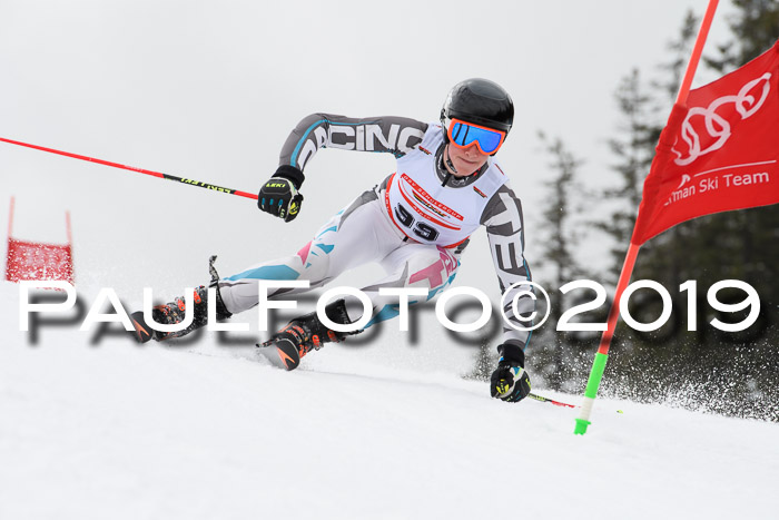 Dt. Schülercup Finale U16 Riesenslalom 08.03.2019
