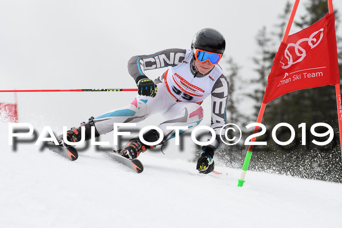 Dt. Schülercup Finale U16 Riesenslalom 08.03.2019