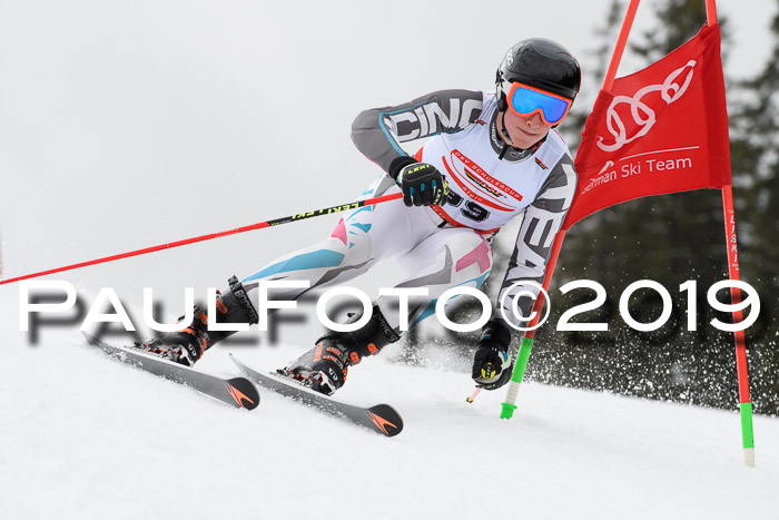Dt. Schülercup Finale U16 Riesenslalom 08.03.2019