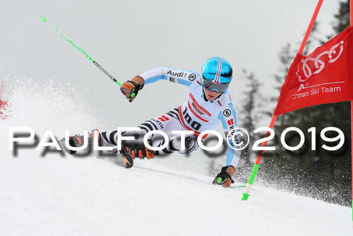 Dt. Schülercup Finale U16 Riesenslalom 08.03.2019