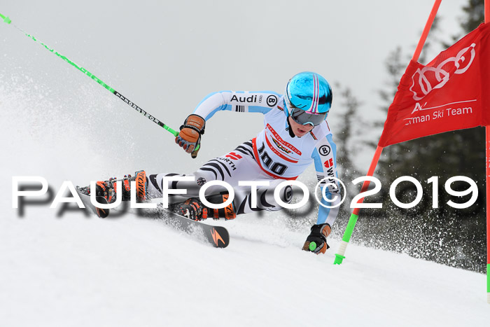 Dt. Schülercup Finale U16 Riesenslalom 08.03.2019
