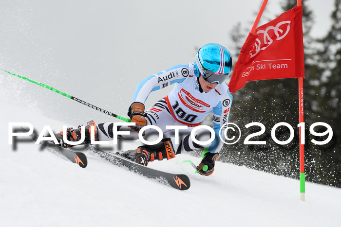 Dt. Schülercup Finale U16 Riesenslalom 08.03.2019
