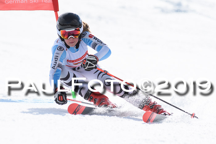 Dt. Schülercup Finale U16 Riesenslalom 08.03.2019