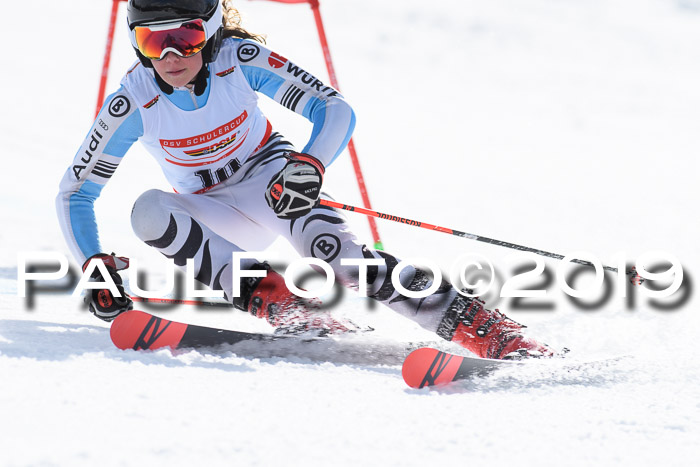 Dt. Schülercup Finale U16 Riesenslalom 08.03.2019