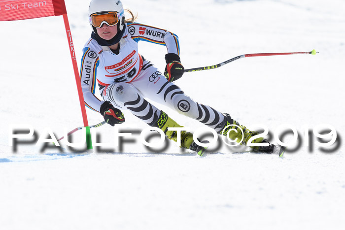 Dt. Schülercup Finale U16 Riesenslalom 08.03.2019