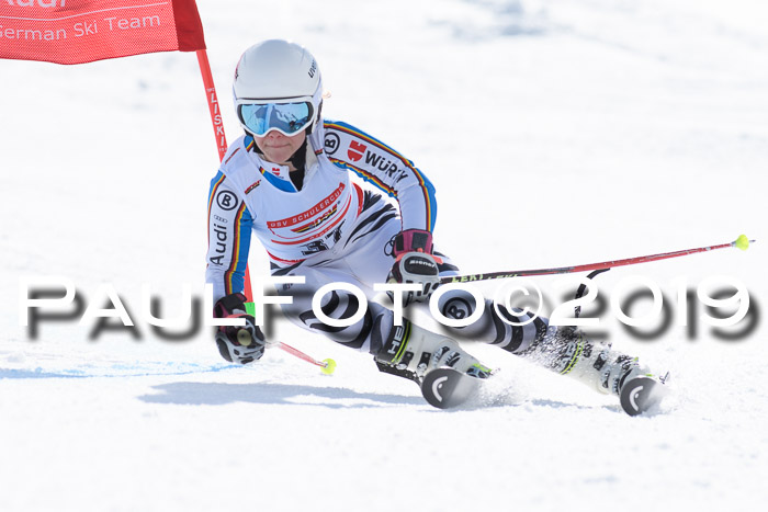 Dt. Schülercup Finale U16 Riesenslalom 08.03.2019
