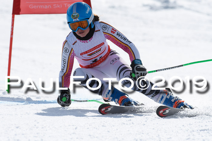 Dt. Schülercup Finale U16 Riesenslalom 08.03.2019