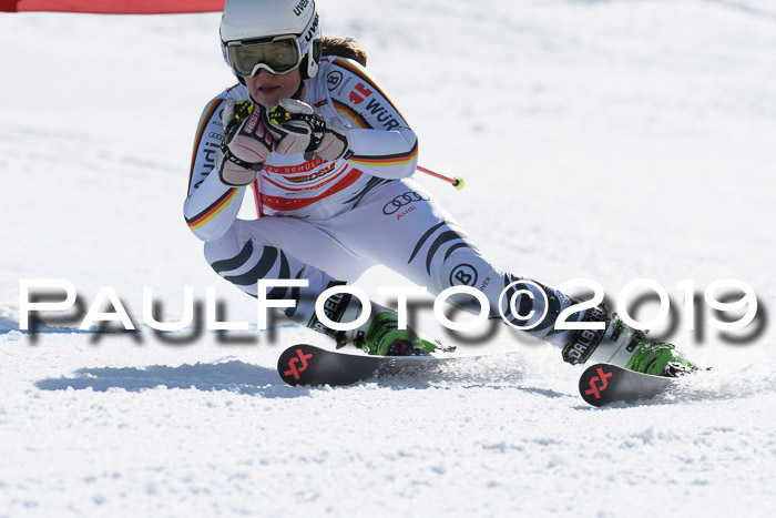 Dt. Schülercup Finale U16 Riesenslalom 08.03.2019