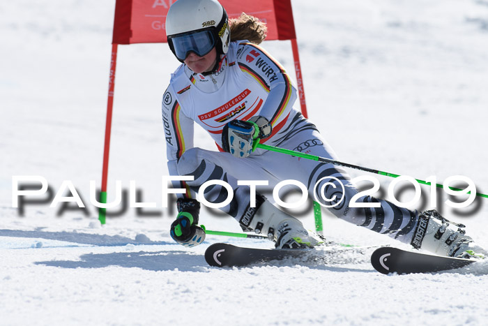Dt. Schülercup Finale U16 Riesenslalom 08.03.2019
