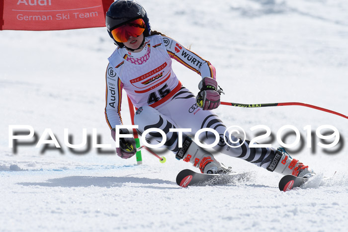 Dt. Schülercup Finale U16 Riesenslalom 08.03.2019