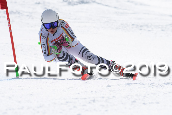 Dt. Schülercup Finale U16 Riesenslalom 08.03.2019