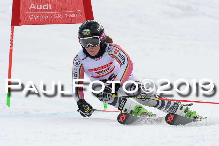 Dt. Schülercup Finale U16 Riesenslalom 08.03.2019