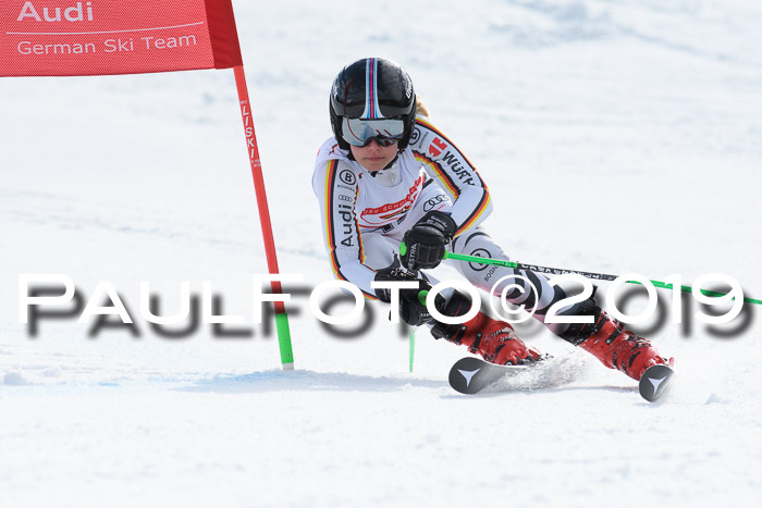 Dt. Schülercup Finale U16 Riesenslalom 08.03.2019