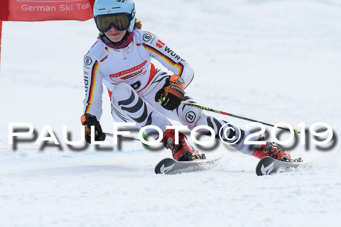 Dt. Schülercup Finale U16 Riesenslalom 08.03.2019