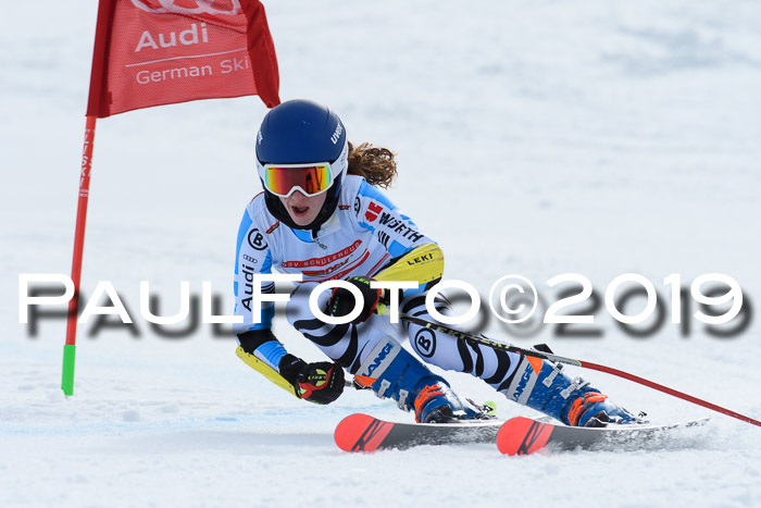 Dt. Schülercup Finale U16 Riesenslalom 08.03.2019