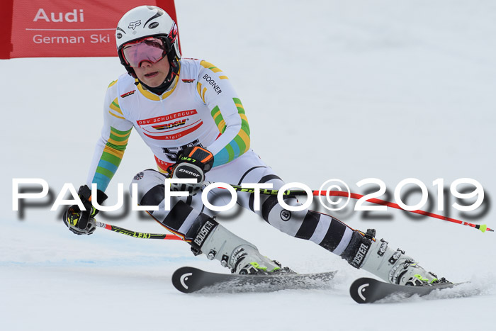 Dt. Schülercup Finale U16 Riesenslalom 08.03.2019