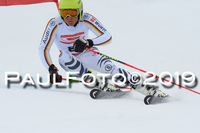 Dt. Schülercup Finale U16 Riesenslalom 08.03.2019