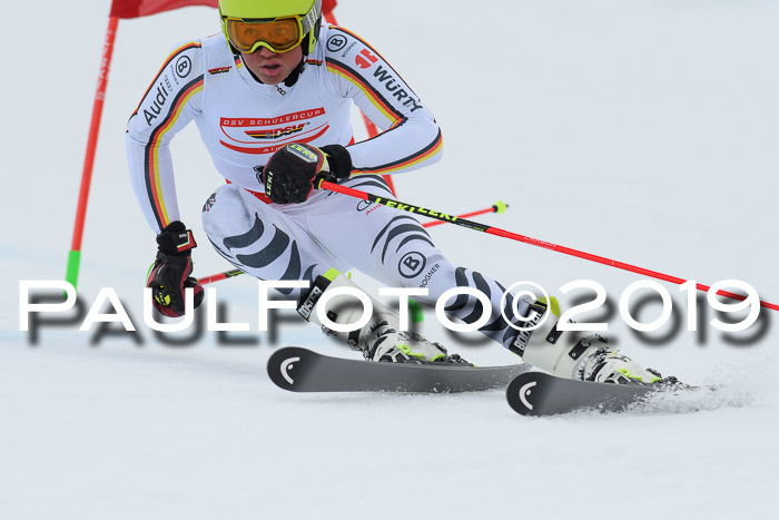 Dt. Schülercup Finale U16 Riesenslalom 08.03.2019