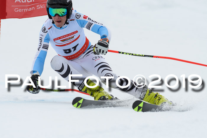 Dt. Schülercup Finale U16 Riesenslalom 08.03.2019