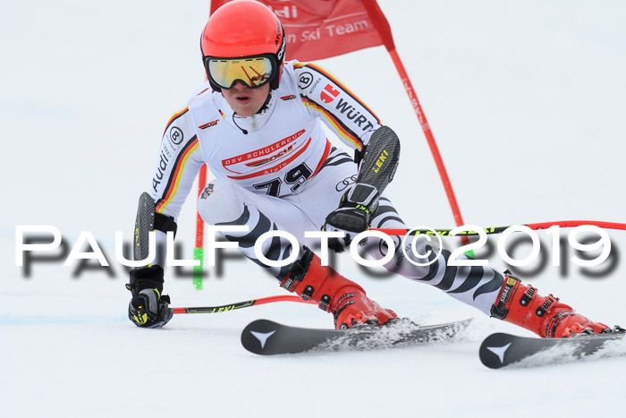 Dt. Schülercup Finale U16 Riesenslalom 08.03.2019