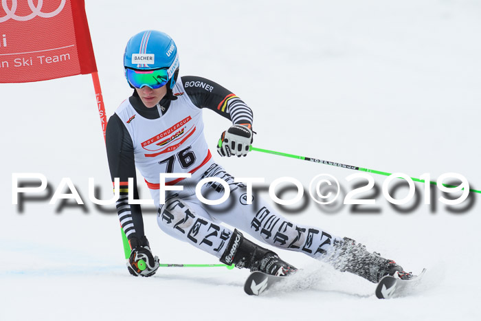 Dt. Schülercup Finale U16 Riesenslalom 08.03.2019