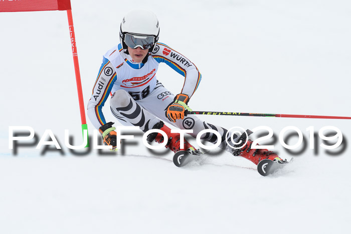 Dt. Schülercup Finale U16 Riesenslalom 08.03.2019